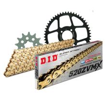 Set di catene DID acciaio 520ZVM-X / 120 Serratura a rivetti per Sachs Roadster 125 ccm