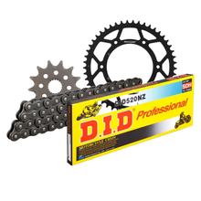 Set di catene DID acciaio 520NZ / 116 Blocco della clip per HM CRE F 250 ccm Bj. 2003