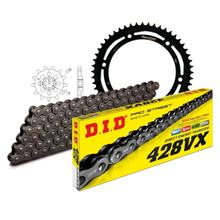 Jeu de chaînes DID acier 428VX / 136 Sans fin pour Hyosung GT Naked R Pro Comet 125 ccm Bj. 2003 - 2013