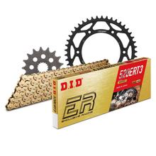 Kit de Corrente DID Aço 520ERT2 / 118 Fecho de Pressão para KTM LC4 EXC EGS SX 620 ccm Ano. 1997 - 1998