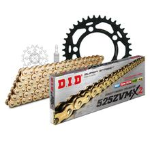 Řetězová sada DID ocel 525ZVM-X2 / 110 s nýtovacím zámkem