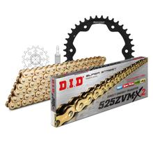 Kit de Corrente DID Aço 525ZVM-X2 / 112 Elo Fechamento por Nitreto
