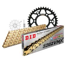 Kit de Corrente DID Aço 520ZVM-X / 86 Elo com Fecho de Pressão para Polaris Trail Boss Blazer 250 ccm