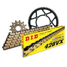 Chain set DID Stahl 428VX / 138 Clip lock for Sachs ZX 50 ccm