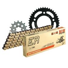Jeu de chaînes DID acier 428NZ / 128 Serrure à clipser pour Kymco Quannon Racing Naked 125 ccm Bj. 2007 - 2013