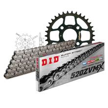 Juego de cadenas DID Acero 520ZVM-X / 80 Cerradura de remache para E-ton EXL ST Yukon 150 ccm