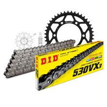 Ketting set DID Staal 530VX3 / 108 Eindeloos voor MuZ / MZ S SF ST 1000 ccm Bj. 2001 - 2008