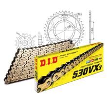 Zestaw łańcucha DID stal 530VX33 / 94 bezspoinowy (endless) do Ducati Pantah 500 / 600 ccm Rok produkcji 1981 - 1985