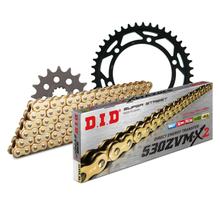 Kit de Corrente DID Aço 530ZVM-X / 106 Fecho Rebitado