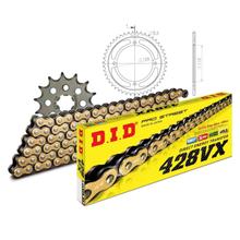 Kettensatz DID Stahl 428VX / 124 Endlos für Kawasaki KLX D-Tracker 125 ccm Bj. 2010 - 2017