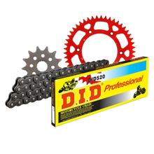 Set di catene DID Alu 520 / 116 Blocco della clip rosso per HM CRE F 250 ccm Bj. 2003