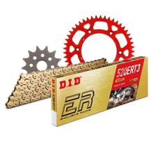 Set di catene DID Alu 520ERT2 / 116 Blocco della clip rosso per HM CRE F 250 ccm Bj. 2003