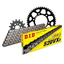 Chain set DID Alu 520VX3 / 106 rivet lock black