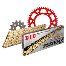 Chain set DID Alu 520ZVM-X / 116 rivet lock red for HM CRE F 250 ccm Bj. 2003