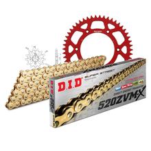 Juego de cadenas DID Aluminio 520ZVM-X / 110 Sin fin rojo