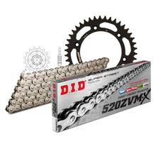 Kit de Corrente DID Alu 520ZVM-X / 118 Elo com Fecho Nietschloss preto