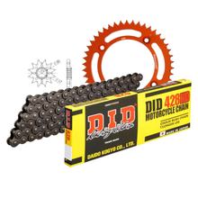 Kettingkit DID Alu 428HD / 120 Clipsluiting oranje voor KTM SX 85ccm bouwjaar 2018 - 2020