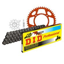 Chain set DID Alu 520 / 110 Clip lock orange