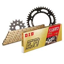 Kettingset DID Alu 520ERT2 / 118 Snapslot zwart voor KTM LC4 Adventure R Duke 400 / 640 ccm Bj. 1994 - 2007