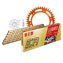 Ketting set DID Alu 520ERT2 / 118 Clips slot oranje voor KTM EXE Super Enduro Moto 125cc bouwjaar 2000 - 2001