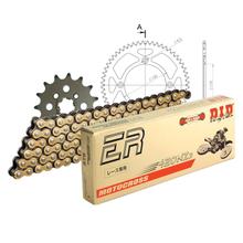 Kettingkit DID Alu 420NZ3 / 124 snelkoppeling zwart voor Honda CR R 85ccm bouwjaar 2003 - 2004
