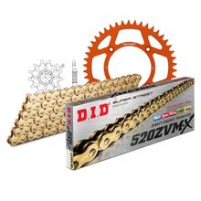 Kit de Corrente DID Alu 520ZVM-X / 110 Endless laranja para KTM Freeride R 250 ccm Ano. 2017