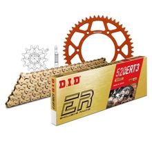Zestaw łańcuchowy DID Alu 520ERT2 / 118 Zamek spinający orange do KTM SX-F, Husqvarna FC 250 ccm Rok produkcji 2018 - 2020