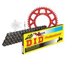 Chain set DID Alu 520 / 116 Clip lock red for Honda CR R 125 ccm Bj. 2004 - 2007