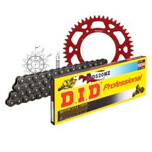 Kettensatz DID Alu 520NZ / 114 Clipschloss rot für Honda CRF R, HM CRE F 450 ccm Bj. 2003 - 2008