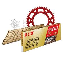 Kettingset DID Alu 520ERT2 / 108 met snelkoppeling rood voor Honda XR R 250 ccm bouwjaar 1990 - 1995