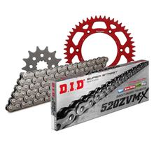 Zestaw łańcuchowy DID Alu 520ZVM-X / 106 Zamek nitowany czerwony do Honda XR R 250 ccm Rok produkcji 1996 - 2004