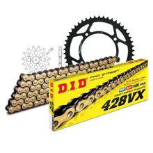 Kit de Corrente DID Alu 428VX / 118 Fecho Clip para Kawasaki KX 80 ccm Ano 1997
