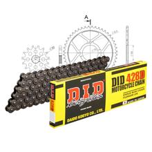 DID Kettingset Staal 428D / 126 Clipsluiting voor Hyosung GA 2V Cruise I 125 ccm Bj. 1997