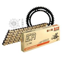 Kettingset DID Staal 428NZ / 136 Snelsluitclip voor Hyosung GT Naked R Pro Comet 125 ccm Bj. 2003 - 2013