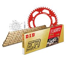 Kettensatz DID Alu 520ERT2 / 108 Clipschloss rot für Honda XR R 400 ccm Bj. 1996 - 2005