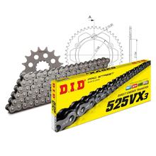 Kettingkit DID Alu 525VX3 / 108 Endlos zwart