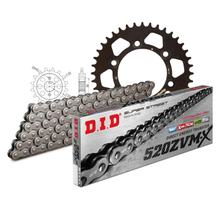 Set di catene DID Alu 520ZVM-X / 108 Serratura a rivetti nero per Ducati i.e. 907 ccm Bj. 1992