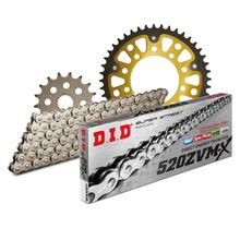 Juego de cadenas DID Stealth 520ZVM-X / 110 Cerradura de remache oro