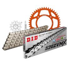 Set di catene DID Alu 520ZVM-X / 110 Senza fine arancione per KTM Freeride R 250 ccm Bj. 2017