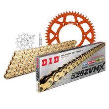 Kettensatz DID Alu 520ZVM-X / 116 Endlos orange für Husqvarna FE, Husaberg KTM SX-F Racing EXC i.e. Sixdays 250 - 505 ccm Bj. 2003 - 2020