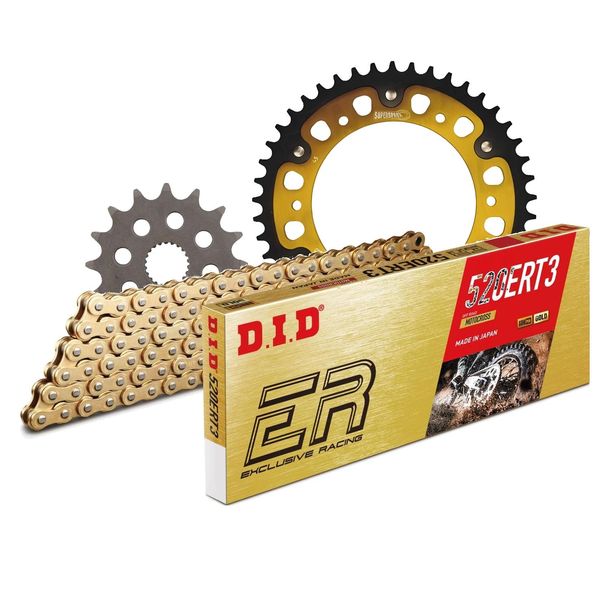 Chain set DID Stealth 520ERT2 / 108 Clip lock gold