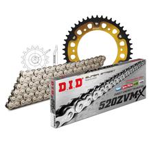 Set di catene DID Stealth 520ZVM-X / 104 Serratura a rivetti oro