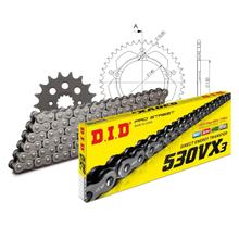 Kit de Corrente DID Alu 530VX3 / 112 Fecho Rápido Preto para Suzuki GSX-R 1000 ccm Ano 2007 - 2008