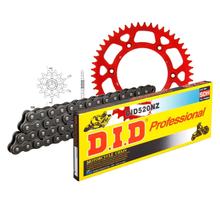 Kit de Corrente DID Alu 520NZ / 116 Fecho Clipe vermelho para Honda CRF R 250 ccm Ano 2011 - 2017
