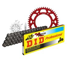 Kit de Corrente DID Alu 520 / 114 Fecho Clip Roxo para Honda CRF R, HM CRE F 450ccm Ano. 2003 - 2008