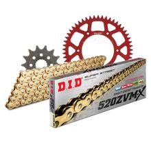Kit de Corrente DID Alu 520ZVM-X / 116 Enduro vermelho