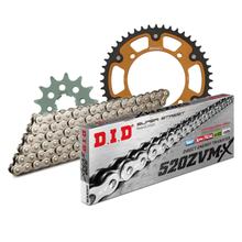 Juego de cadenas DID Stealth 520ZVM-X / 114 Sin fin oro
