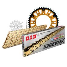 Juego de cadenas DID Stealth 520ZVM-X / 116 Cerradura de remache oro