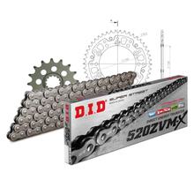 Juego de cadenas DID Stealth 520ZVM-X / 118 Cerradura de remache oro para Yamaha XJ6 Diversion ABS F 600 ccm Bj. 2009 - 2016