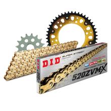 Kit de Corrente DID Stealth 520ZVM-X / 110 Enduro dourado